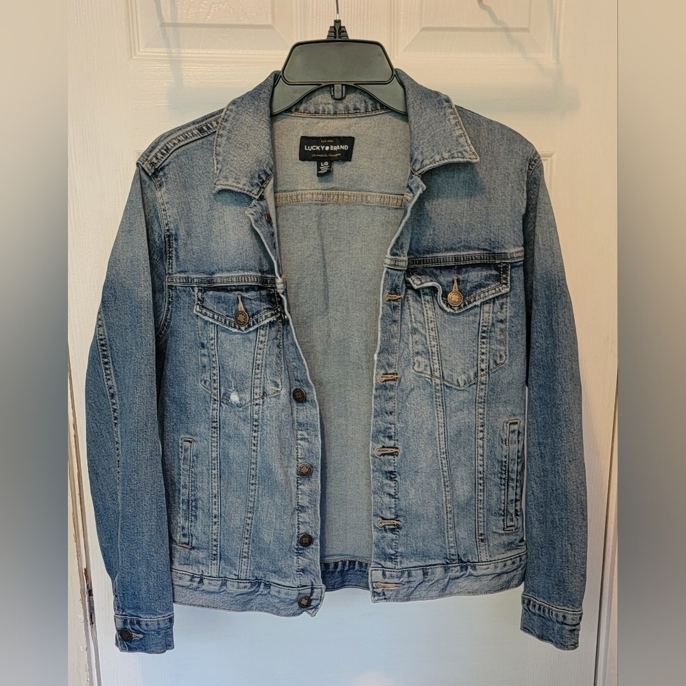 Lucky Brand Women's Light Blue Jean Jacket